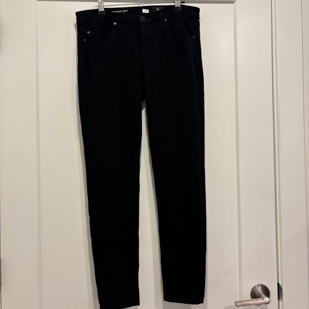 AG Adriano Goldschmied The Legging Ankle Super Skinny Jeans Black 29R SPB1389SBA